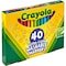 Crayola Crayola Ultra-Clean Fine Line Washable Markers, Assorted, PK40 5878-61 - alternate 4